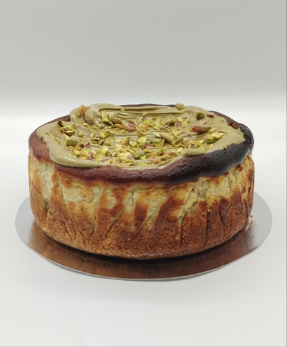Tarta queso de pistacho